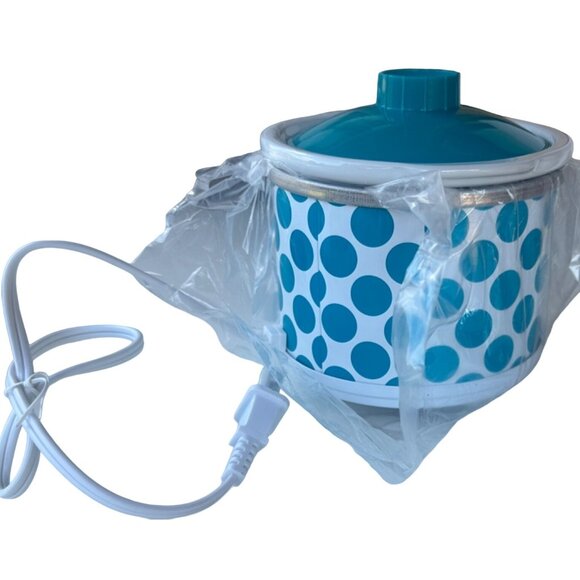 FineLife Auto Products Stainless Steel Mini Crockpot Stoneware 0.65 Quart (NIB) - Picture 9 of 16